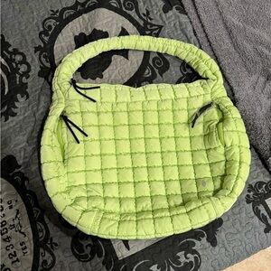 FP Movement by Free People Lime Quilted Shoulder Bag